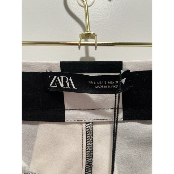 NWT's Zara Classic Checkered Pants  Trousers SZ S - Picture 6 of 7